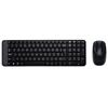TASTIERA PC LOGITECH CORDLESS DESKTOP MK220 WIRELESS BLACK